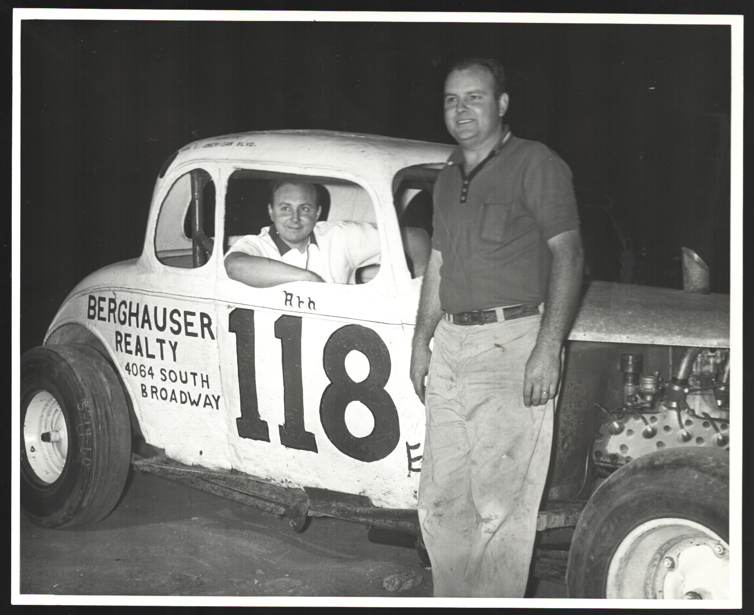 Arnold Kantz #118 Flathead Ford Coupe 8 x 10 B&W Photo