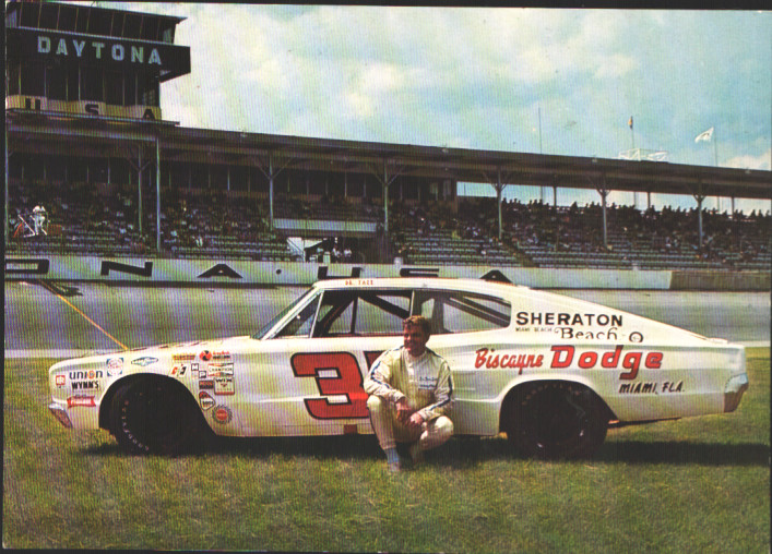 Dr. Don Tarr #37 Dodge Charger NASCAR Auto Race Post Card
