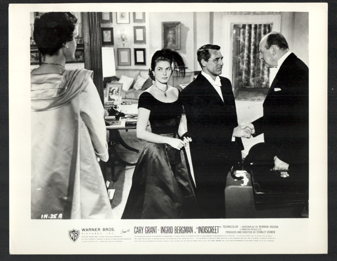 Indiscreet-Lobby Card-1958-Ingrid Bergman, Cary Grant, Phyllis Calvert-VF