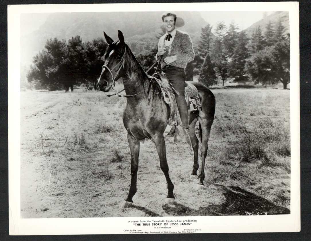 The True Story of Jesse James-Lobby Card-1957-Robert Wagner-VG/FN