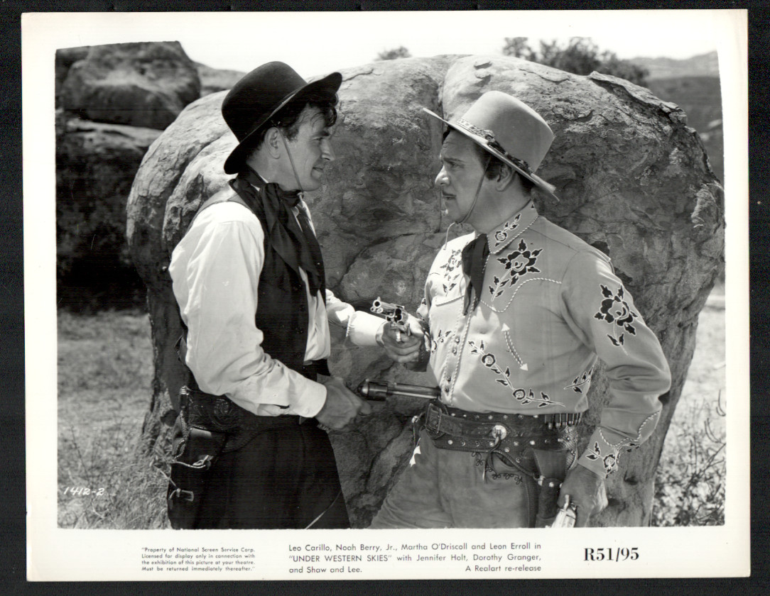 Under Western Skies-Lobby Card-1945-Noah Berry Jr, Leo Carillo-NM