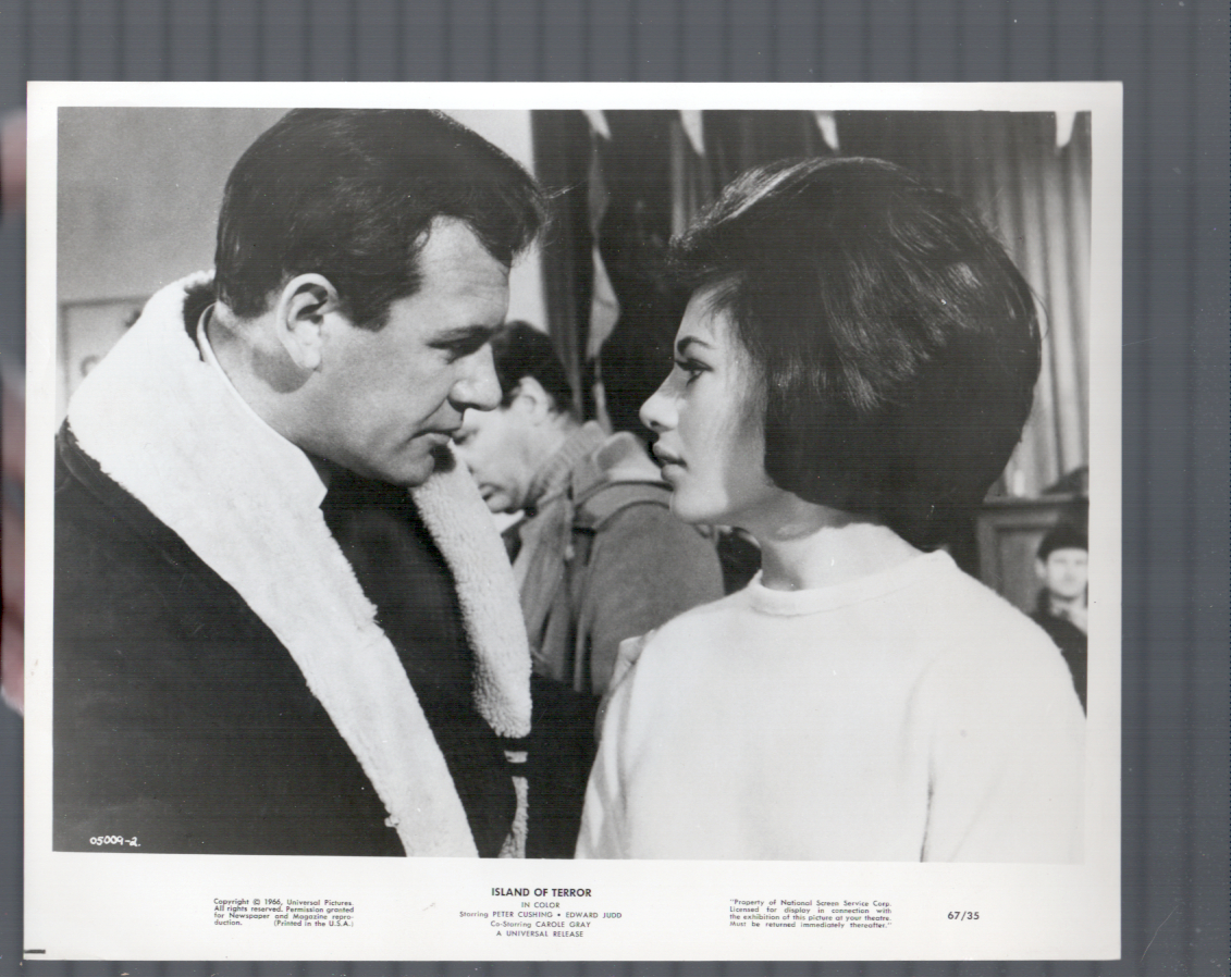 Island of Terror-Still-1967-Carole Gray and Edward Judd-VF