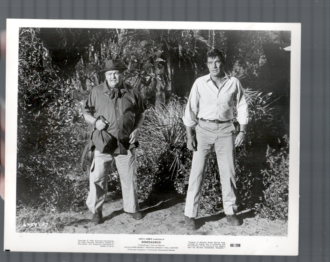 Dinosaurus!-Still-1960-8x10-Ward Ramsey, Wayne C. Treadway, Comedy-FN