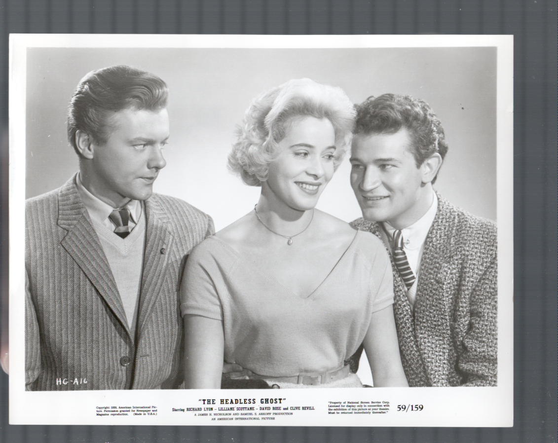 Headless Ghost-Still-1959-Richard Lyon, David Rose, Liliane Sottane, Comedy-FN