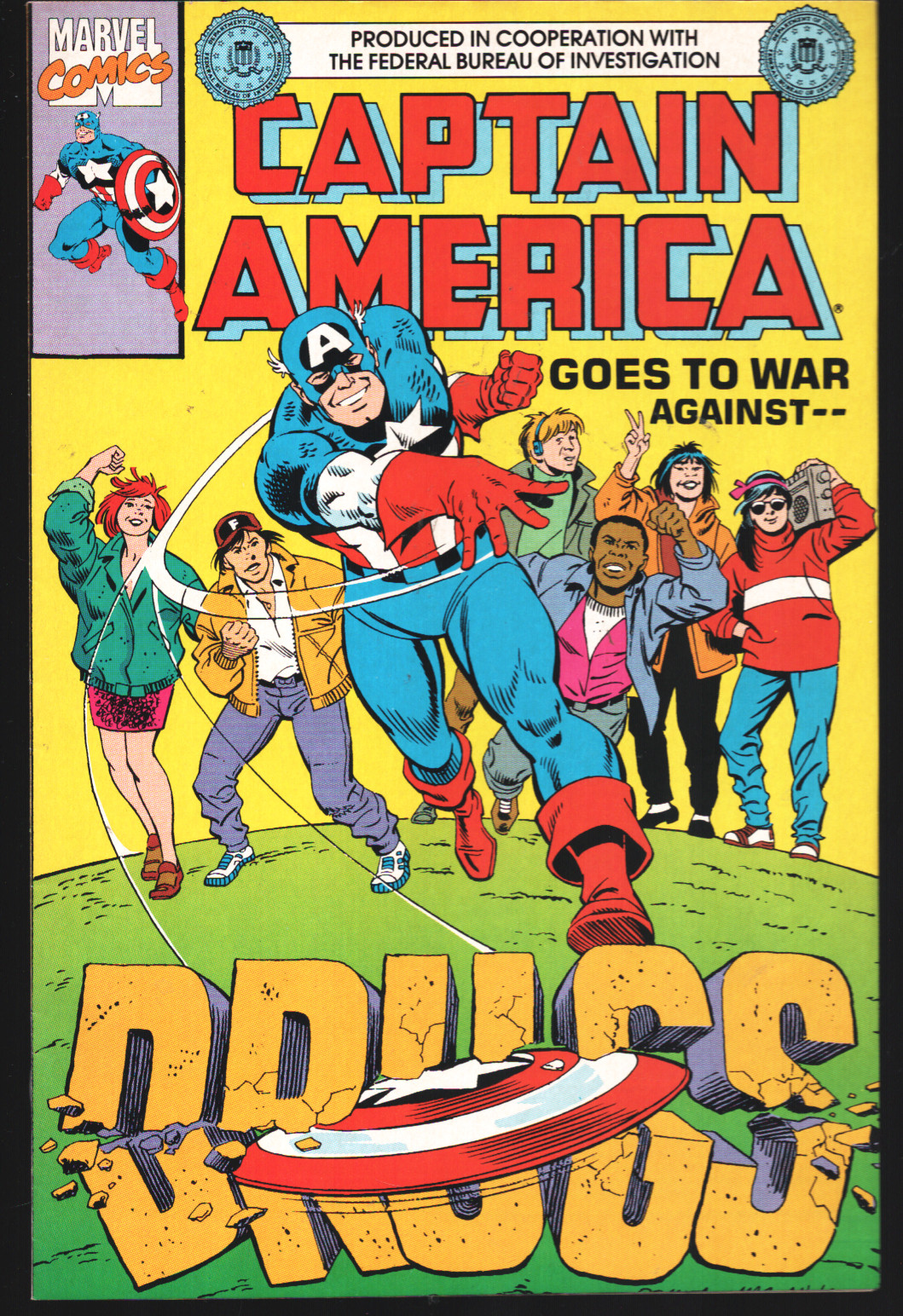 Captain America Goes To War Against Drugs #1 (1990)
