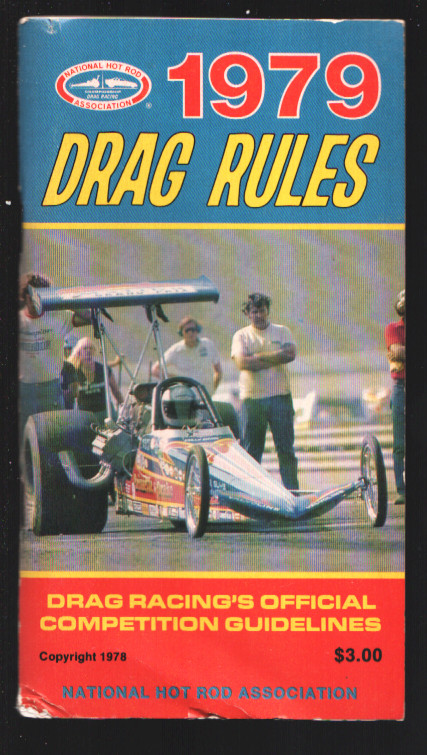 National Hot Rod Association Drag Race Rule Book-NHRA (1979)