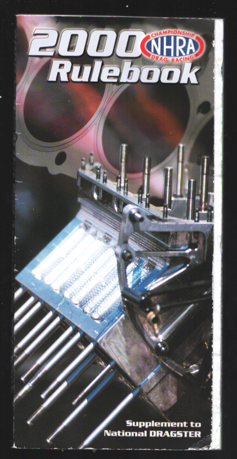 National Hot Rod Association Drag Race Rule Book-NHRA (2000)