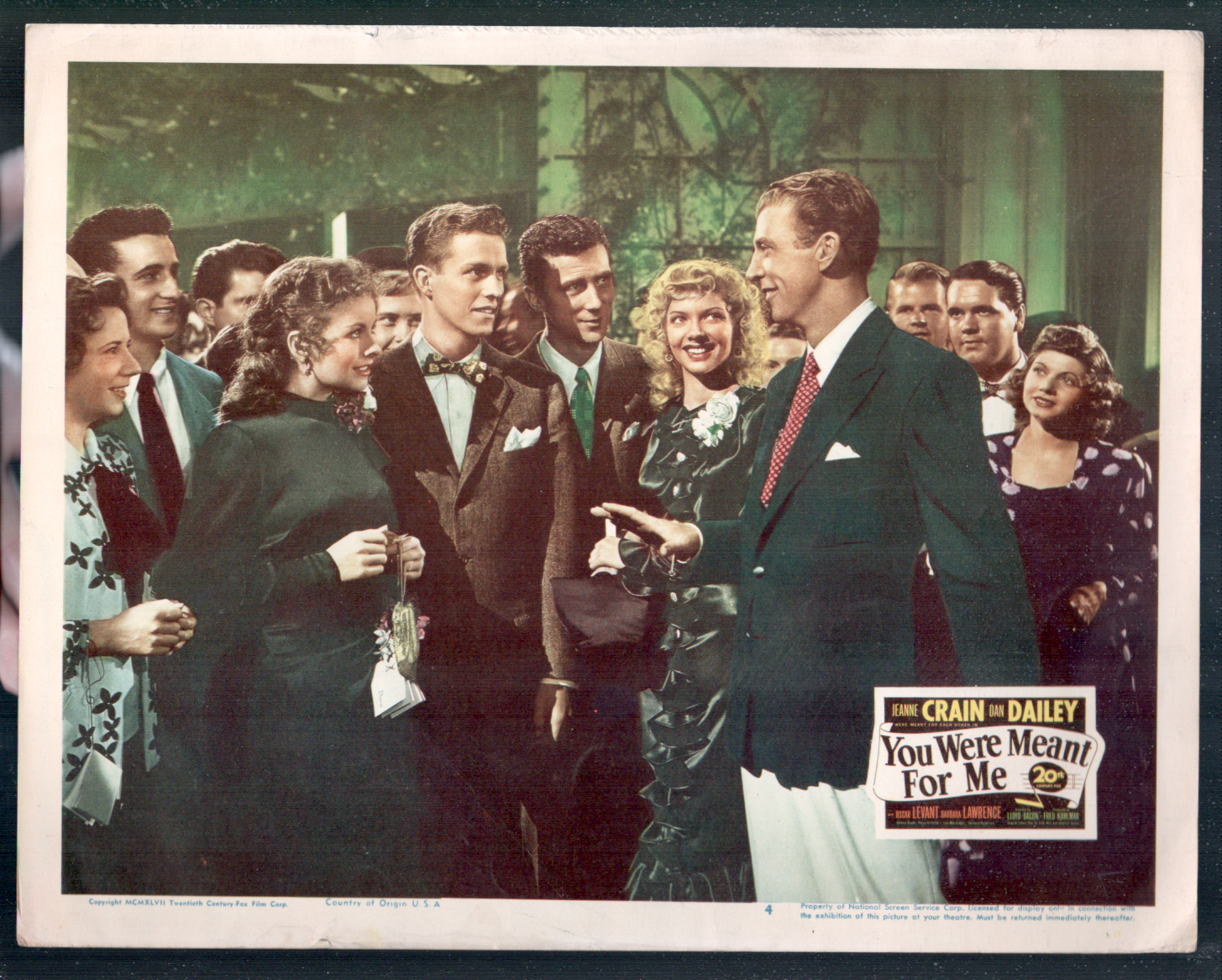 You Were Meant for Me — Lobby Card (1948)