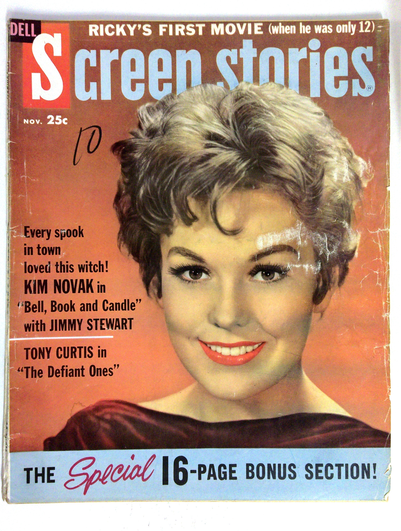 Screen Stories — November 1958