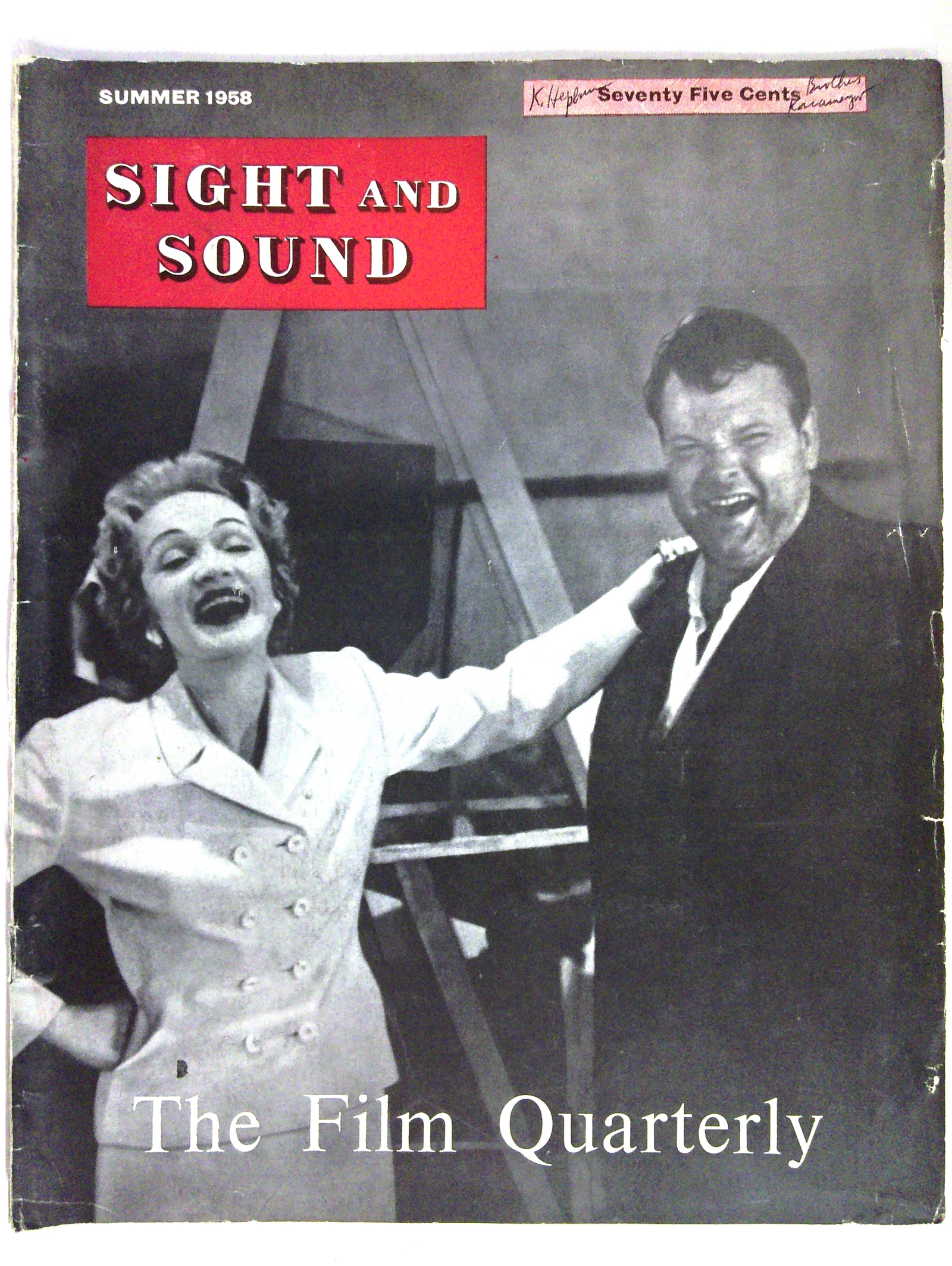 Sight And Sound — Summer 1958