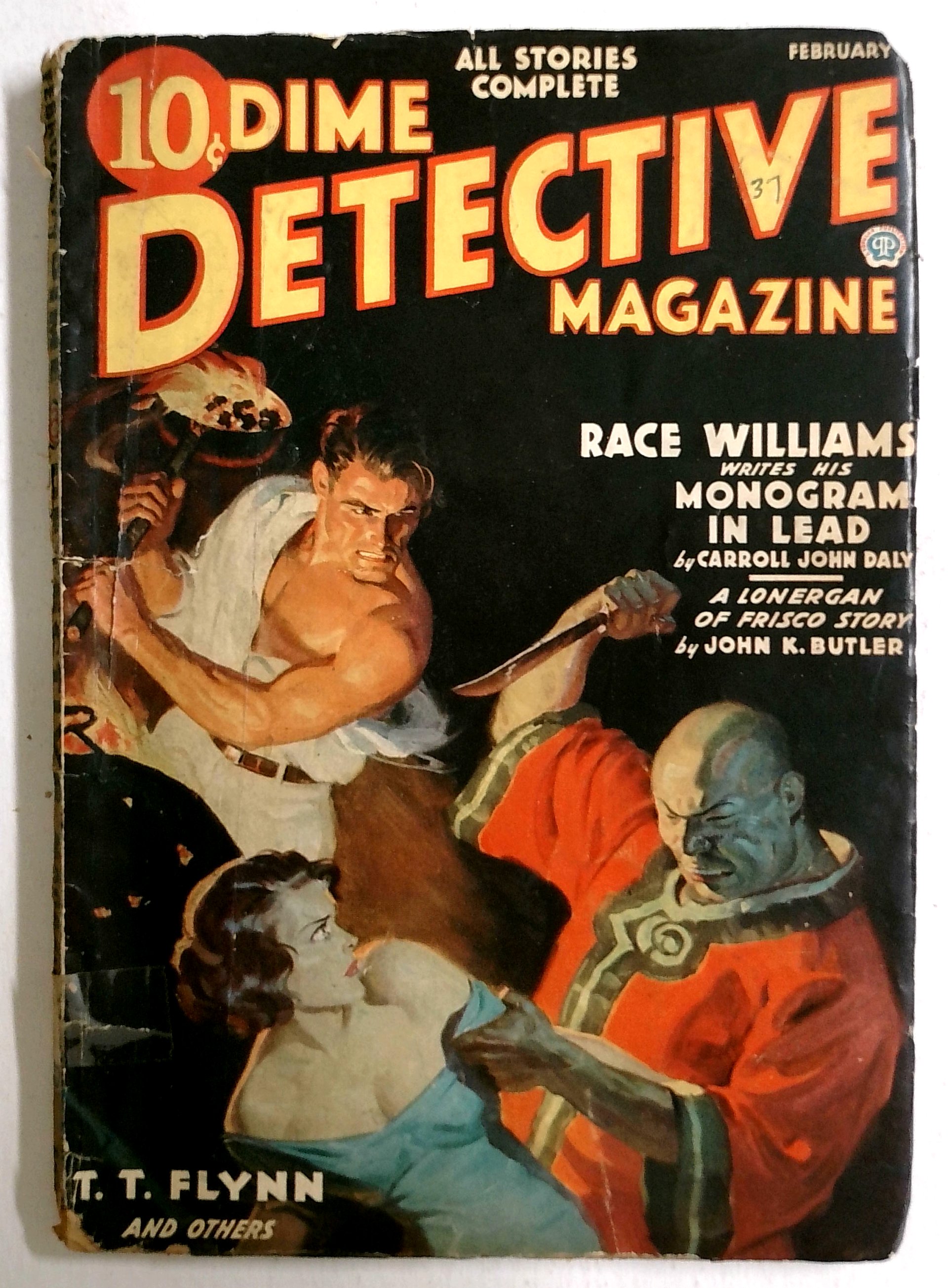 Dime Detective Magazine — February 1937