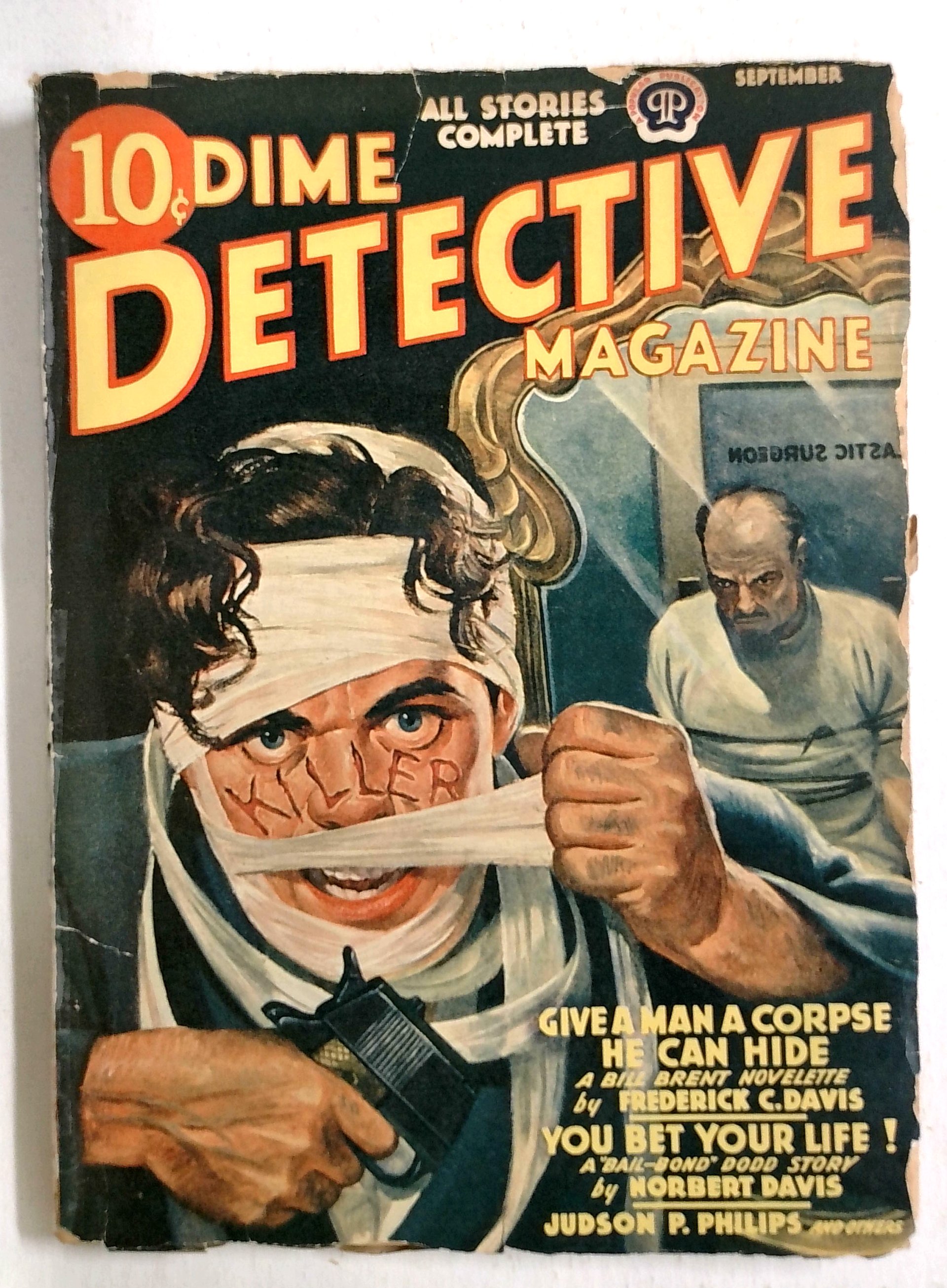 Dime Detective Magazine — September 1942