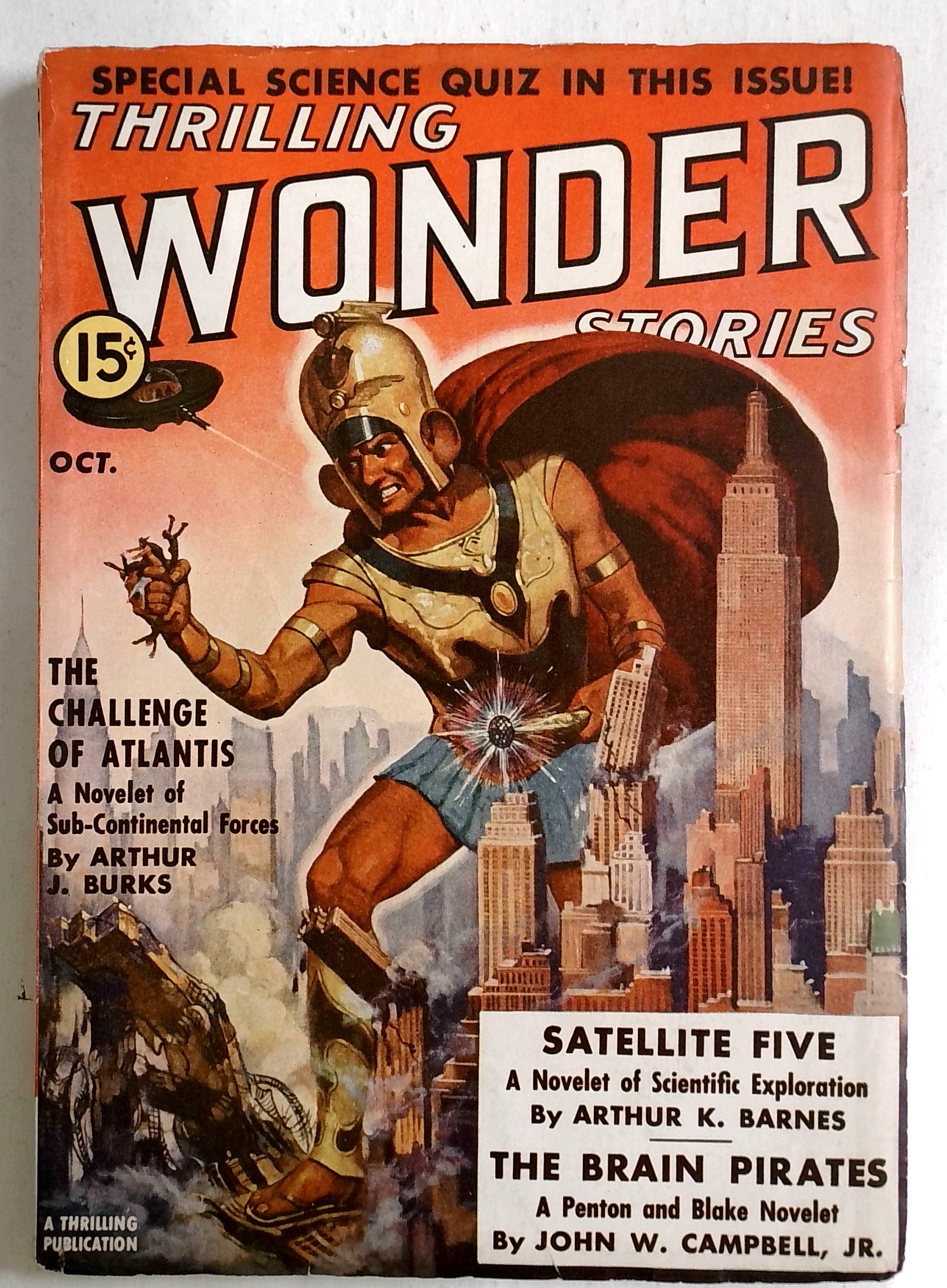 Thrilling Wonder Stories — October 1938