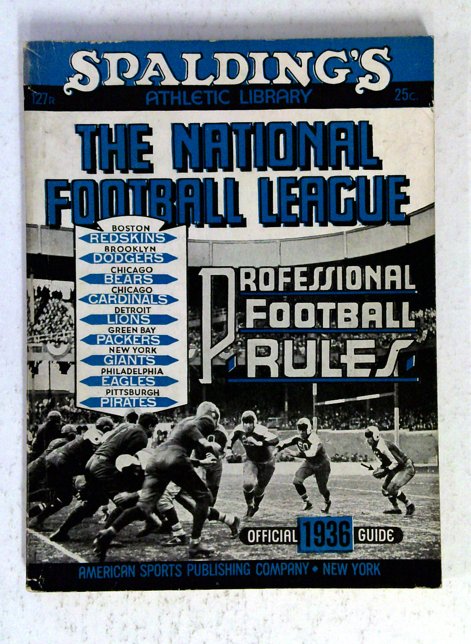 Spalding's Official National Football League Guide (1936)