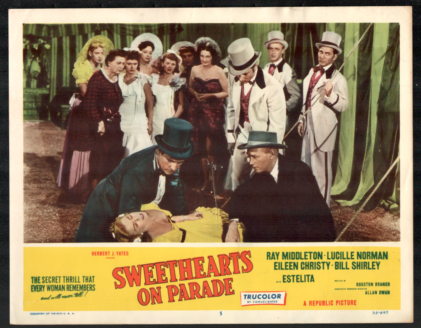Sweethearts On Parade-Lobby Card-#5-1953-Ray Middleton, Eileen Christy-VG/FN