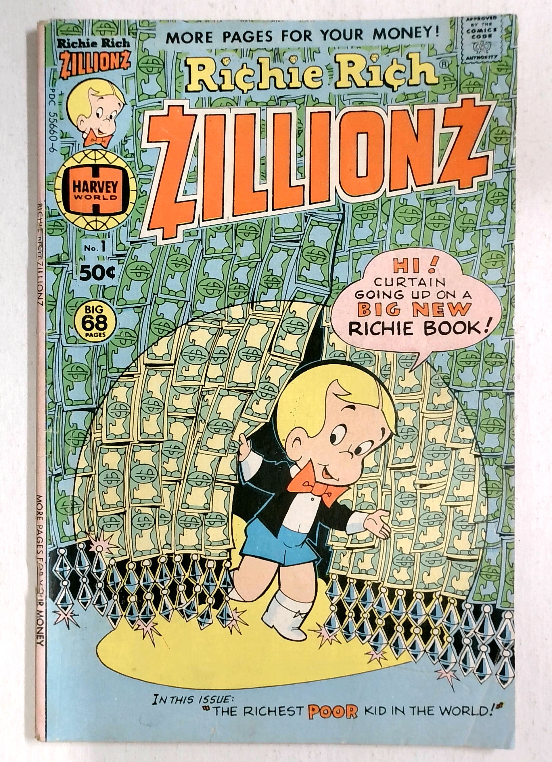 Richie Rich Zillionz #1 (1976)