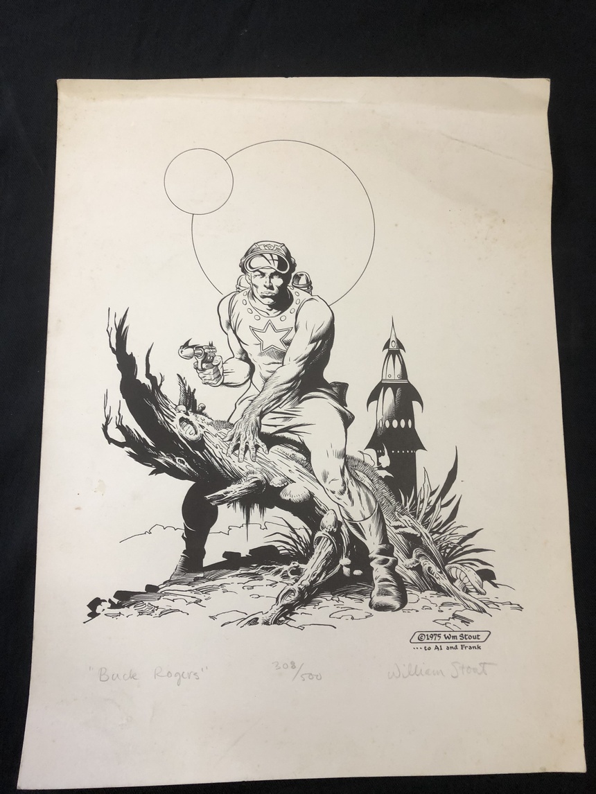 Buck Rogers by William Stout Print Comic Art