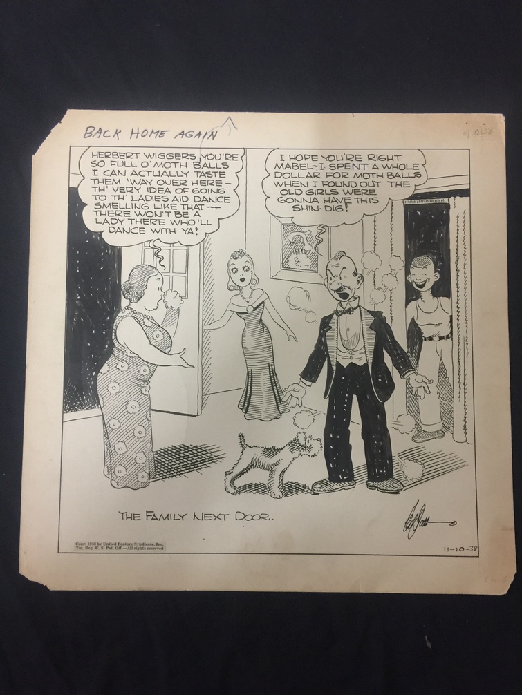 Ed Dodd Back Home Again Original Newspaper Comic Art Comic Art
