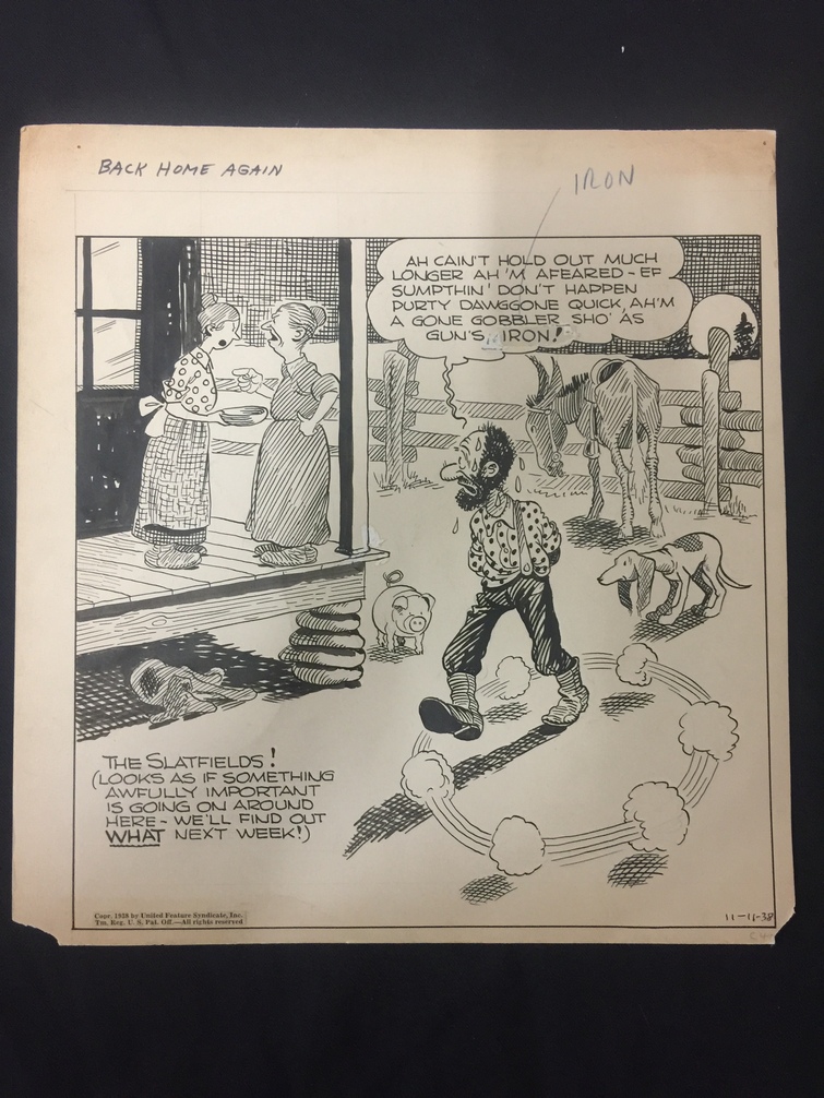 Ed Dodd Back Home Again Original Newspaper Comic Art Comic Art