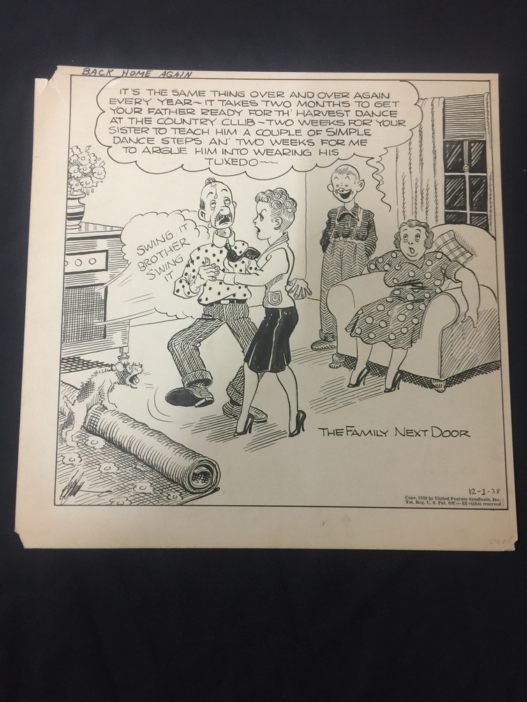 Ed Dodd Back Home Again Original Newspaper Comic Art Comic Art
