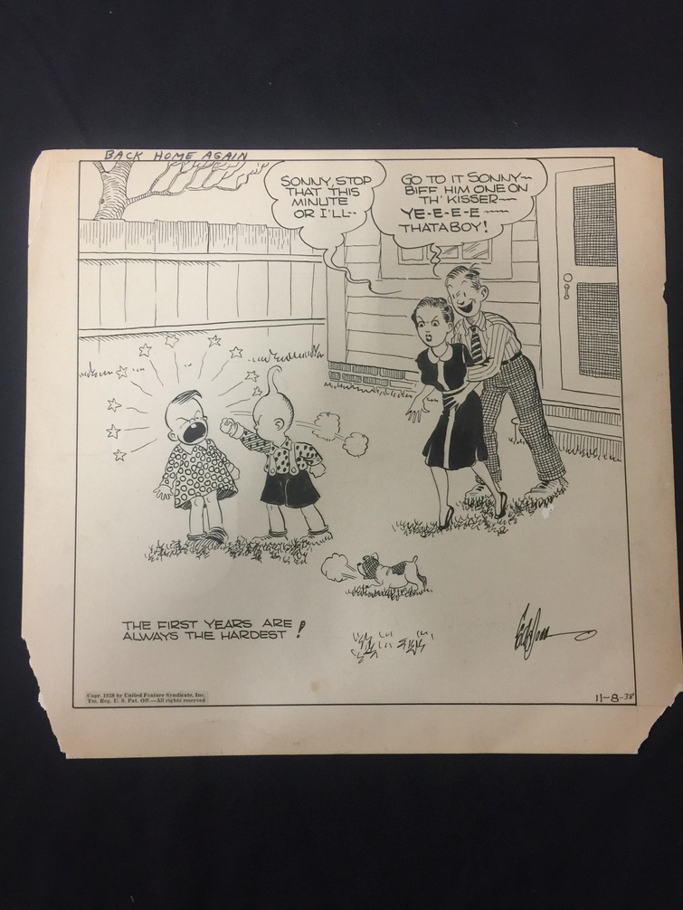 Ed Dodd Back Home Again Original Newspaper Comic Art Comic Art