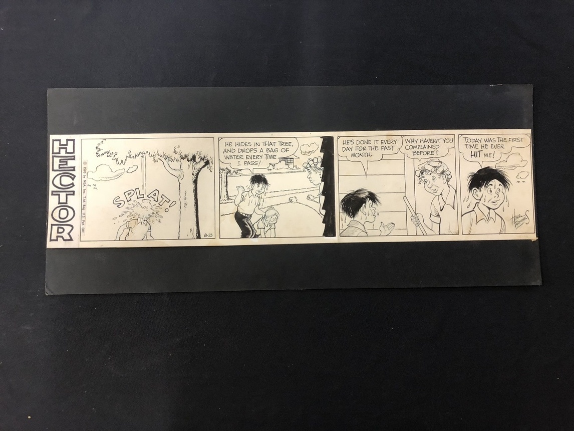 Hector Original Newspaper Comic Strip Art Comic Art