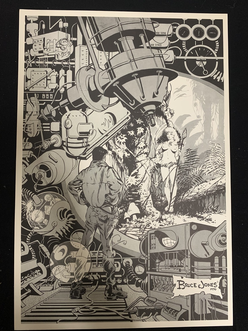 Bruce Jones Print Comic Art