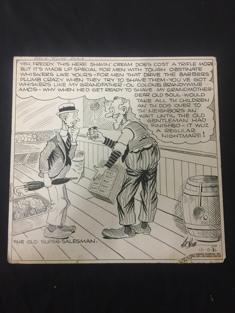 Ed Dodd Back Home Again Original Newspaper Comic Art Comic Art