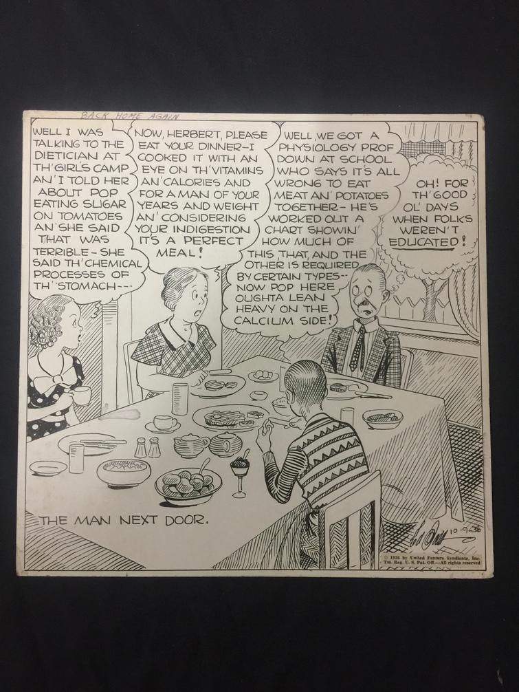 Ed Dodd Back Home Again Original Newspaper Comic Art Comic Art