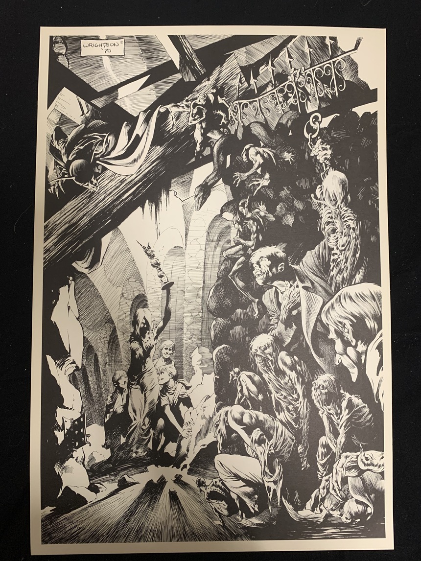 Bernie Wrightson Print Comic Art