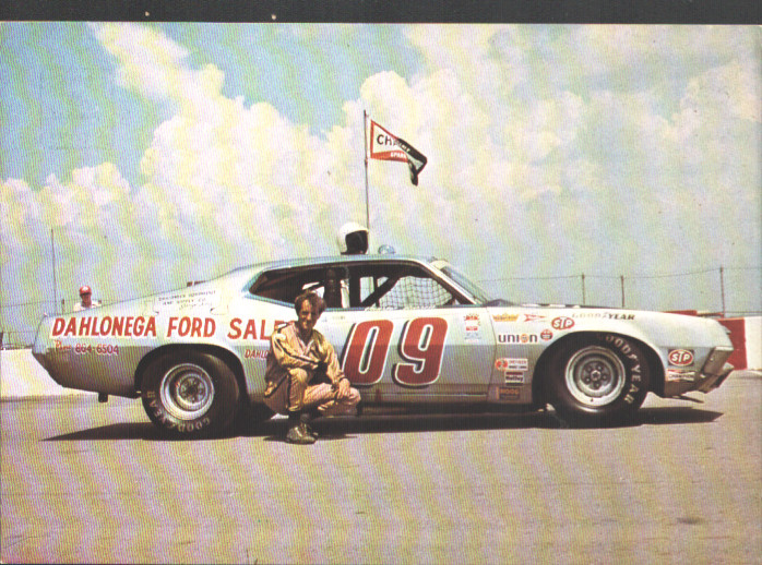 Charley Barnett #09 Ford NASCAR Stock Car Post Card