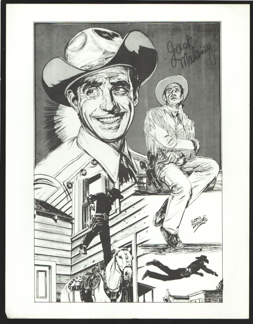 Jock Mahoney Real West Movie Hall of Fame Series Print Comic Art