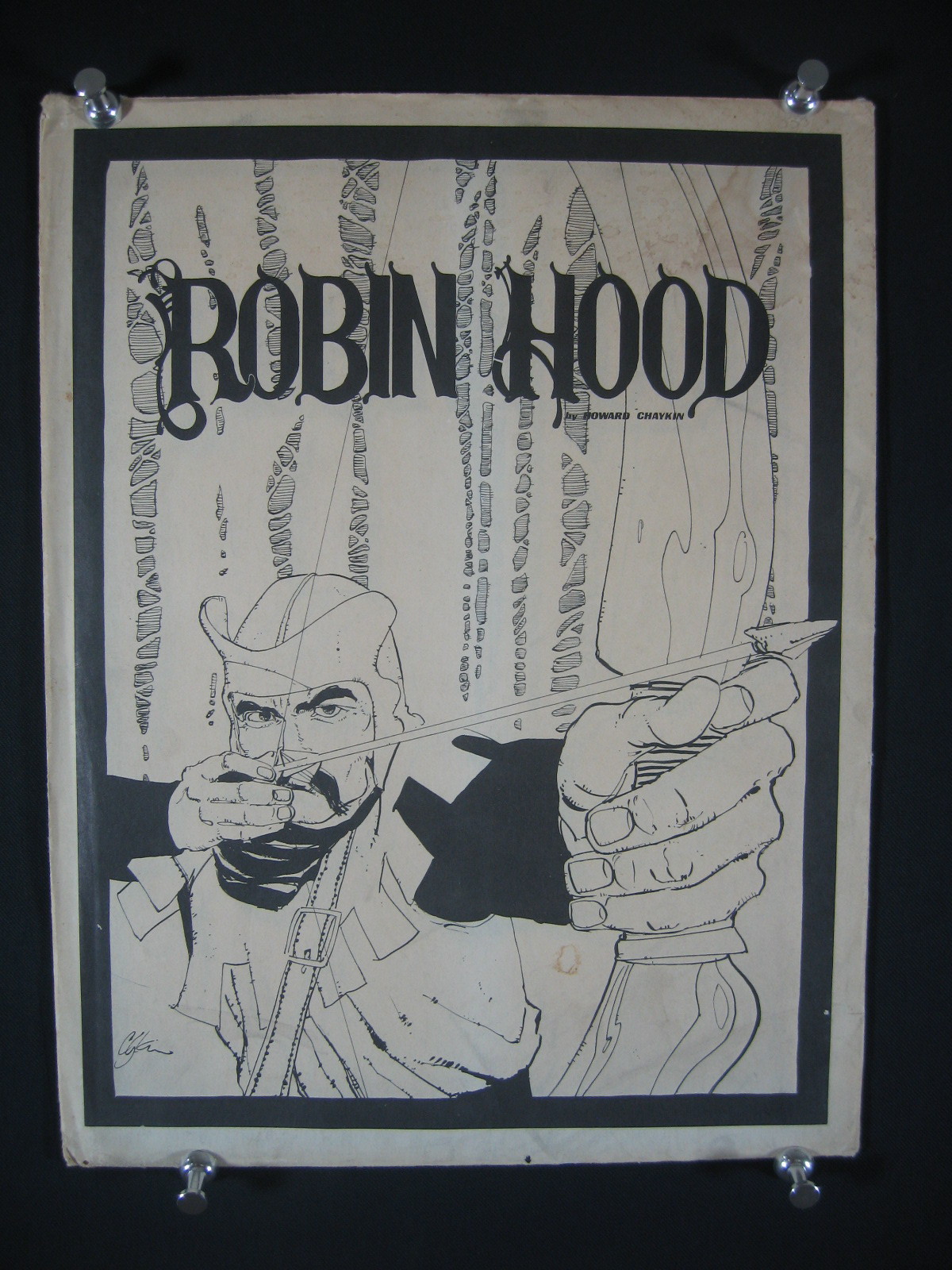 Howard Chaykin Portfolio: Robin Hood Comic Art