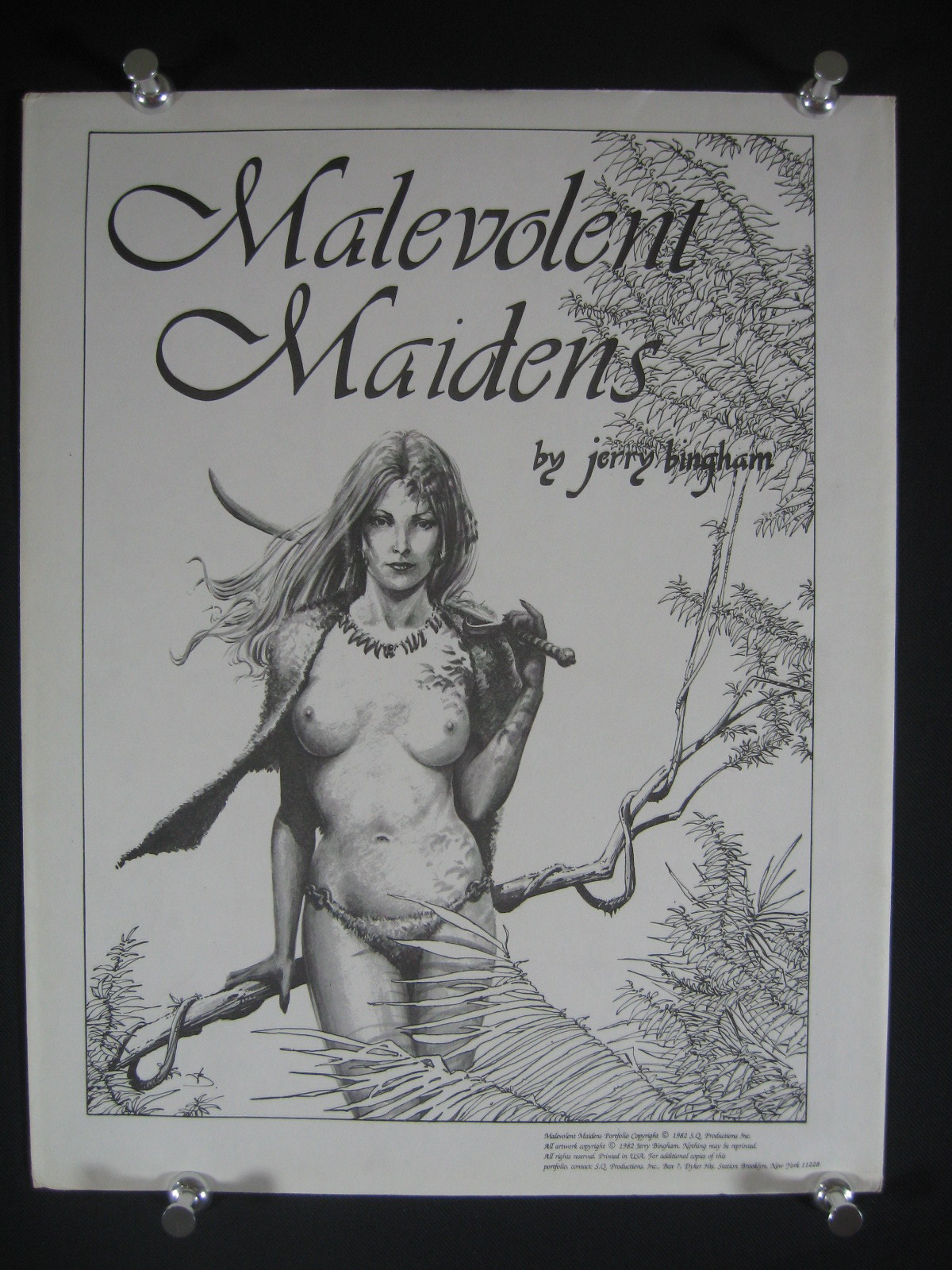 Jerry Bingham Portfolio: Malevolent Maidens Comic Art