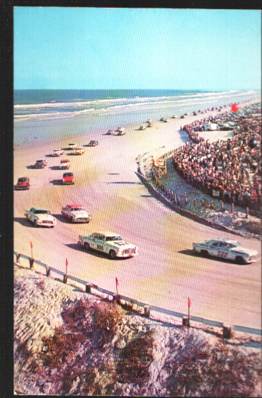Daytona Beach Road Course Post Card